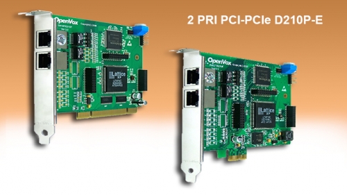 ISDN PRI 2 port PCI &amp; PCIe