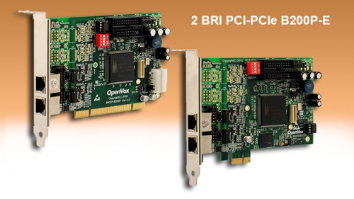 ISDN BRI 2 port PCI &amp; PCIe